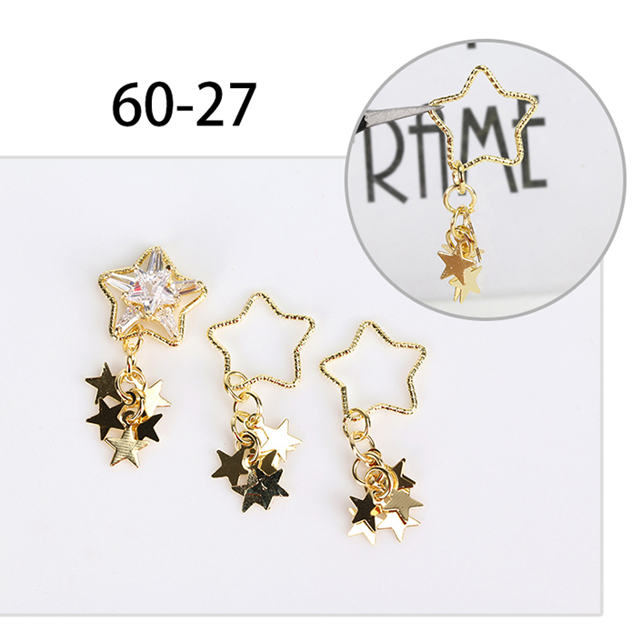 Japanese Nail Jewelry Accessories Nail Diamond Alloy Shiny Star 