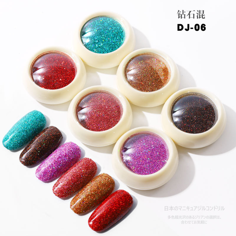 Colorful Nail Glitter Powder Set