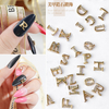 Zircon letters Nail Decoration