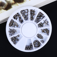 Black Punk Rivets Nail Decoration