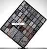 With Plastic Back Stampholic Series 170*210mm XL Big Size Rectangle Metal Nail Stamp Plate
