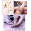 Nail Art Zircon Jewelry Real Gold Plating Nail Diamond Decorations Good Quality Not Fade
