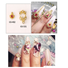 Nail Art Zircon Jewelry Real Gold Plating Nail Diamond Decorations Good Quality Not Fade