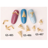 Nail Art Zircon Jewelry Real Gold Plating Nail Diamond Decorations Good Quality Not Fade