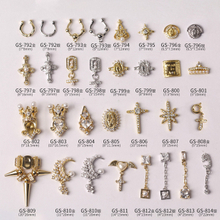 Nail Art Jewelry Good Quality Zircon Punk Style Nail Pendant Nail Decoration 