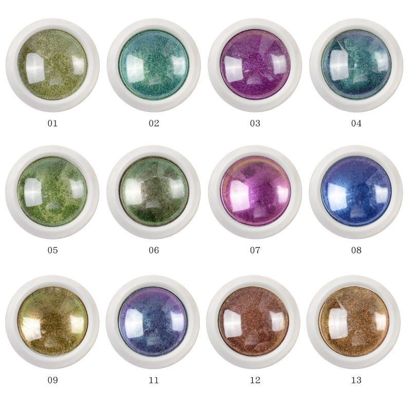 5D Cats Eye Chameleon Magnetic Pigments for nail art 