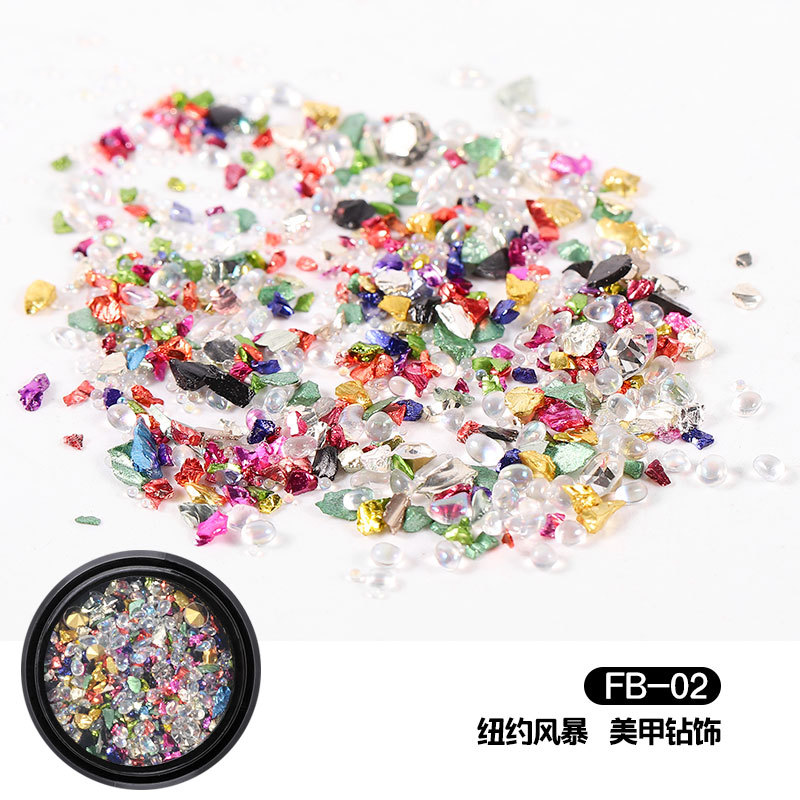 New York Storm Zircon Micro Nail Art Rhinestones 