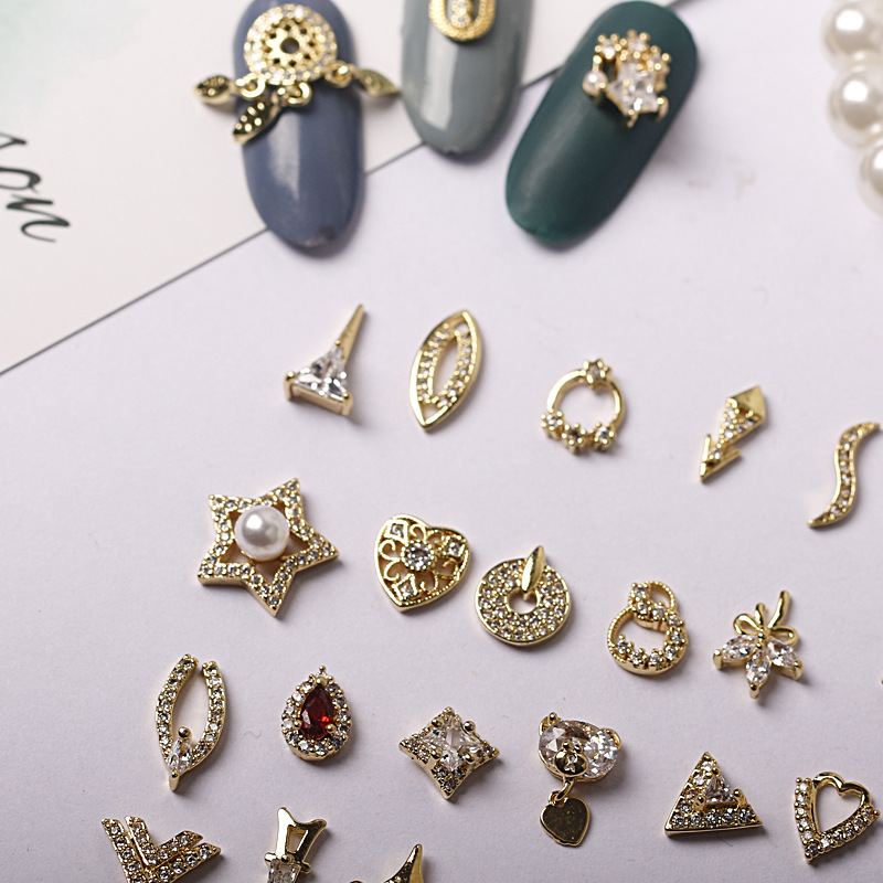 2019 New Nail Art Zircon Jewelry High Quality Not Fade