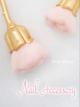 2019 Hotsale Rose Shape Nail Dust Brush Cosmetic Brush Photo Props
