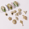 Nail Art Zircon Jewelry Real Gold Plating Nail Diamond Decorations Good Quality Not Fade
