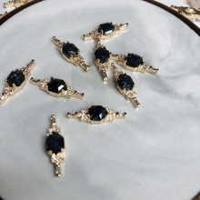 Real Gold Plating Do Not Fade Nails Zircon Jewelry Angel Wings Nail Decoration