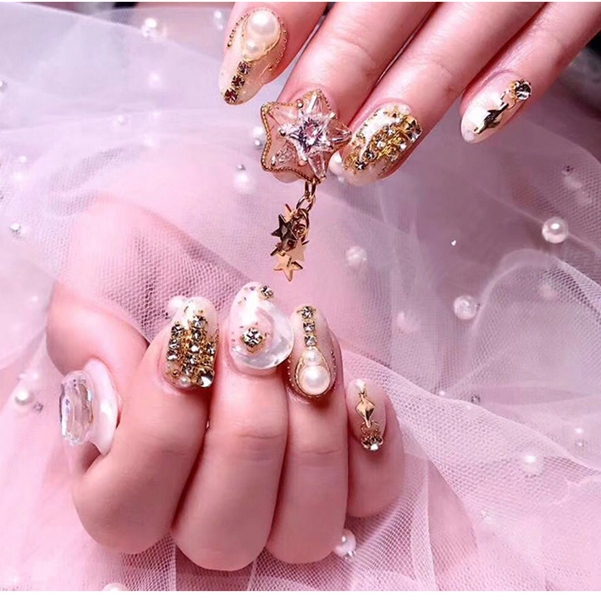 Japanese Nail Jewelry Accessories Nail Diamond Alloy Shiny Star 