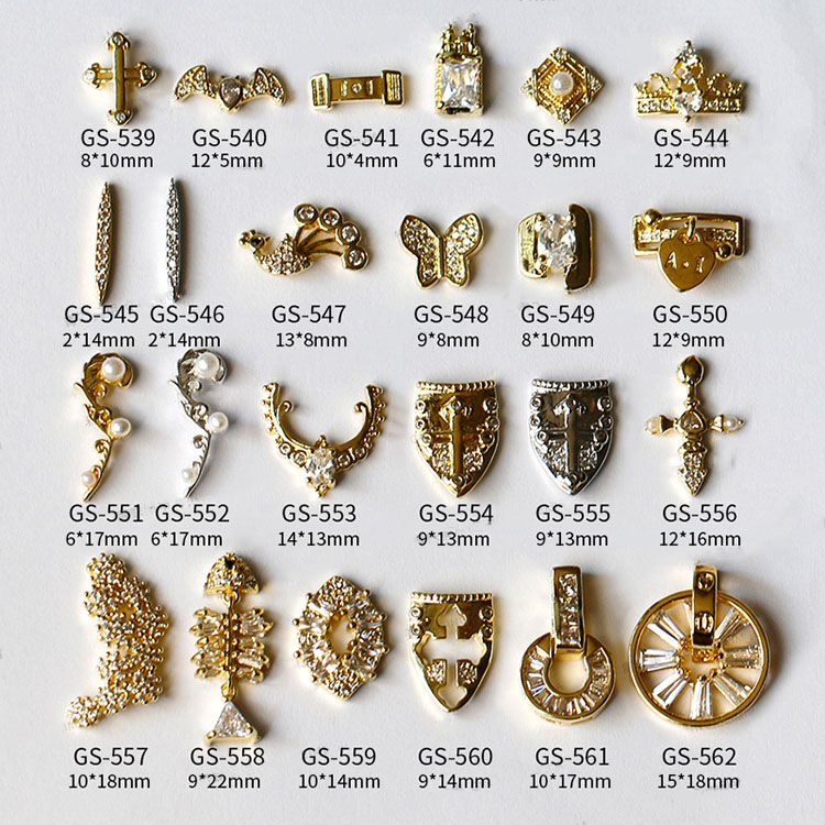 2019 New Nail Art Zircon Jewelry High Quality Not Fade