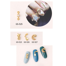 Nail Art Zircon Jewelry Real Gold Plating Nail Diamond Decorations Good Quality Not Fade