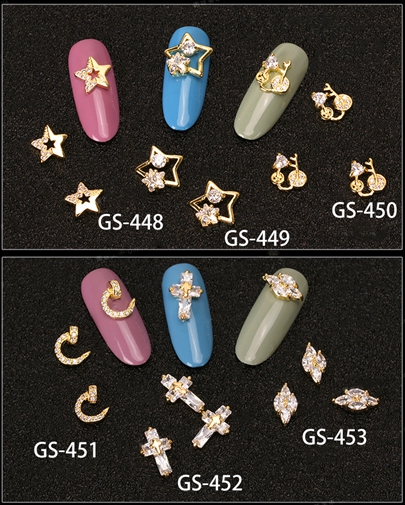Japanese Nail Jewelry Accessories Nail Diamond Alloy Shiny Decoration