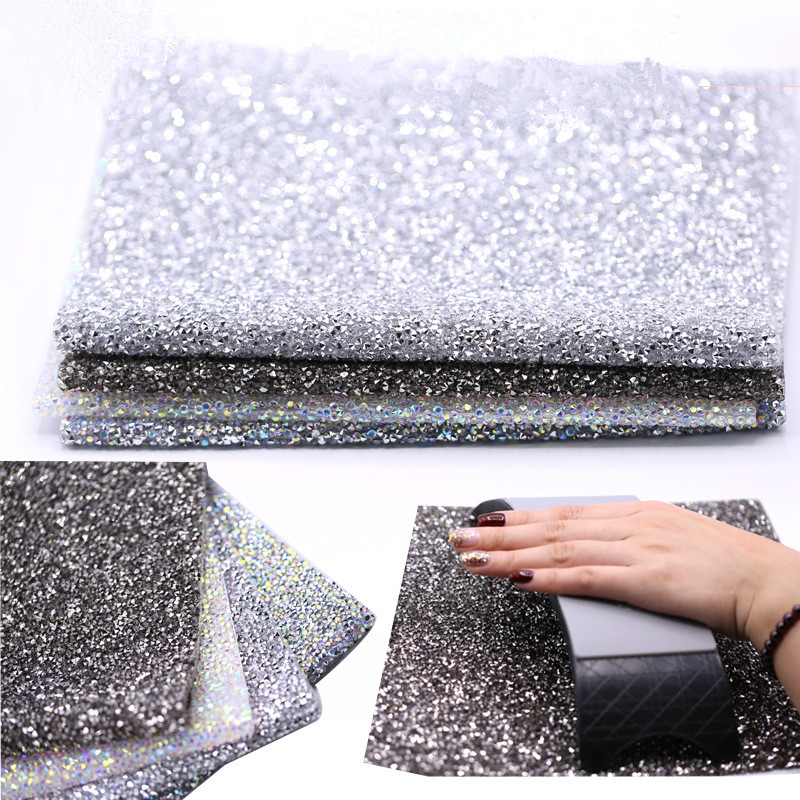 Manicure Table Pad With Rhinestone