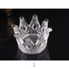 Glass Crown Shape Brush Holder Brush Cleaning Cup Color Mixing Tool