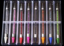 Nail Art Rhinestone Pick Up Pen Wax Head For Nail Tool