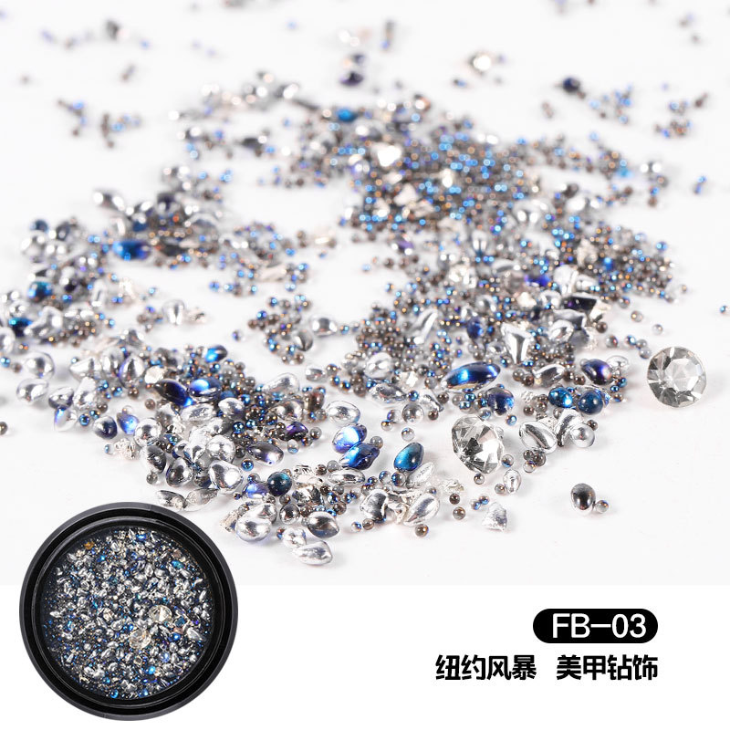New York Storm Zircon Micro Nail Art Rhinestones 