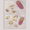 Nail Art Zircon Jewelry Real Gold Plating Nail Diamond Decorations Good Quality Not Fade