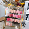 Pouplar Gold & Black Frame Glass Nail Display 