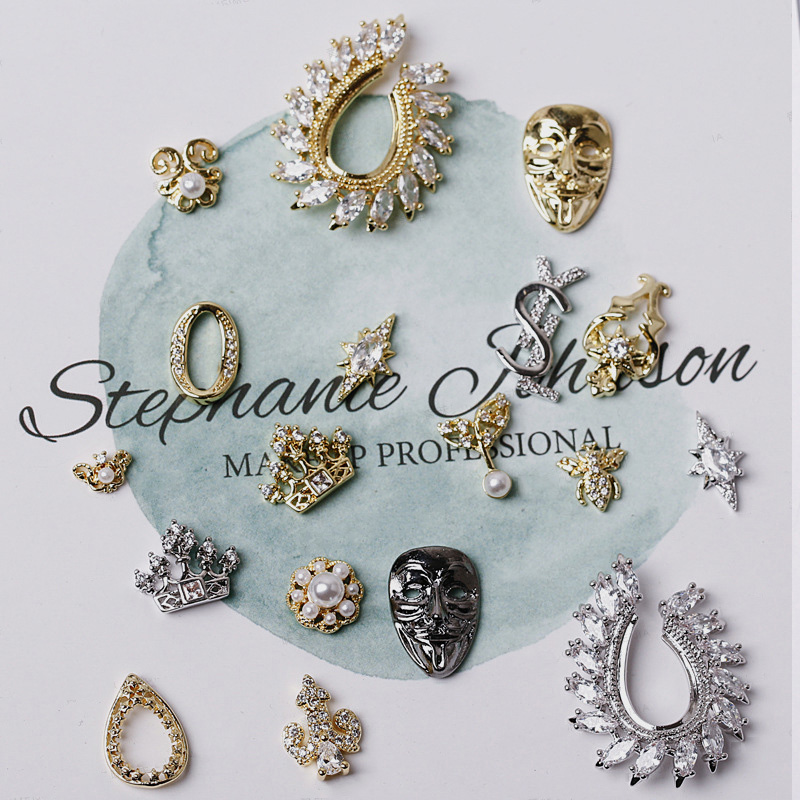 2019 New Nail Art Zircon Jewelry High Quality Not Fade