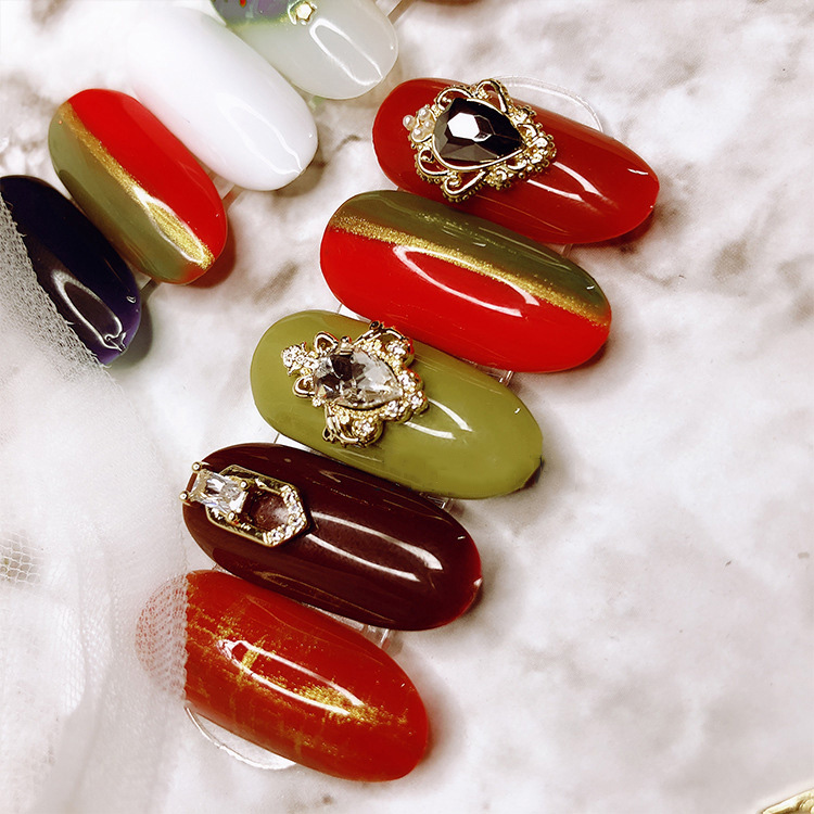 Nail Art Zircon Jewelry Real Gold Plating Nail Diamond Decorations Good Quality Not Fade