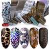 Mixed Geometric Patterns Nail Transfer Foil Sticker
