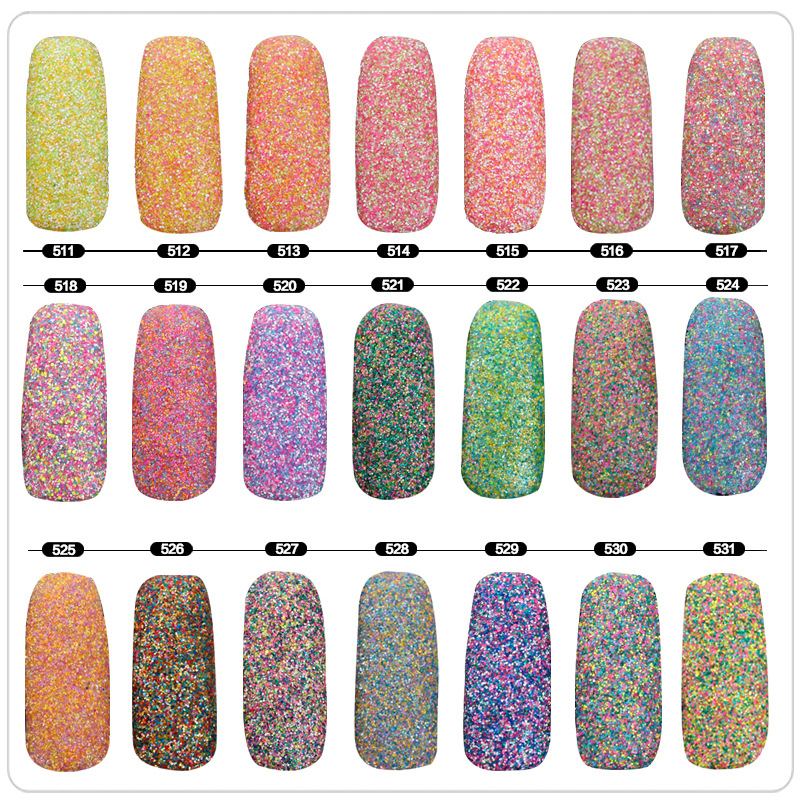 Colorful Nail Sugar Powder 