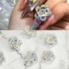 High Quality Nail Diamond Three-layer Five-petal Flower Nail Jewelry 