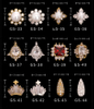 Nail Art Zircon Jewelry Real Gold Plating Nail Diamond Decorations Good Quality Not Fade