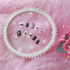 Wood Nail Art Work Display Board Lace Photography Tool