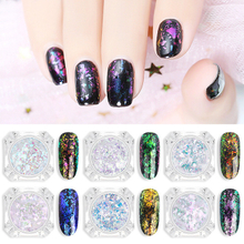 New Yunjin Powder Nail Starry Glitter