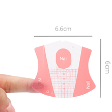 PVC Nail Forms Extension Guide Tips For Acrylic UV Gel 
