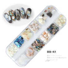 Natural Shellfish Abalone Nail Decoration