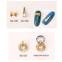 Nail Art Zircon Jewelry Real Gold Plating Nail Diamond Decorations Good Quality Not Fade