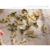 Same Paragraph As Japanese Magazine High-Quality Nail Metal Jewelry Alloy Small Bee Gold Plating Zircon Nail Decoration