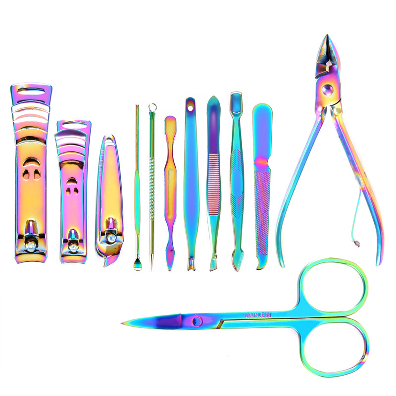 Color Plated Stainless Steel Dead Skin Scissors Symphony Nail Clipper