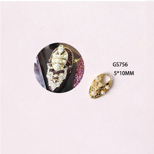 Nail Art Zircon Jewelry Real Gold Plating Nail Diamond Decorations Good Quality Not Fade