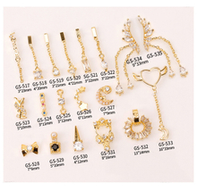 Nail Art Zircon Jewelry Real Gold Plating Nail Diamond Decorations Good Quality Not Fade