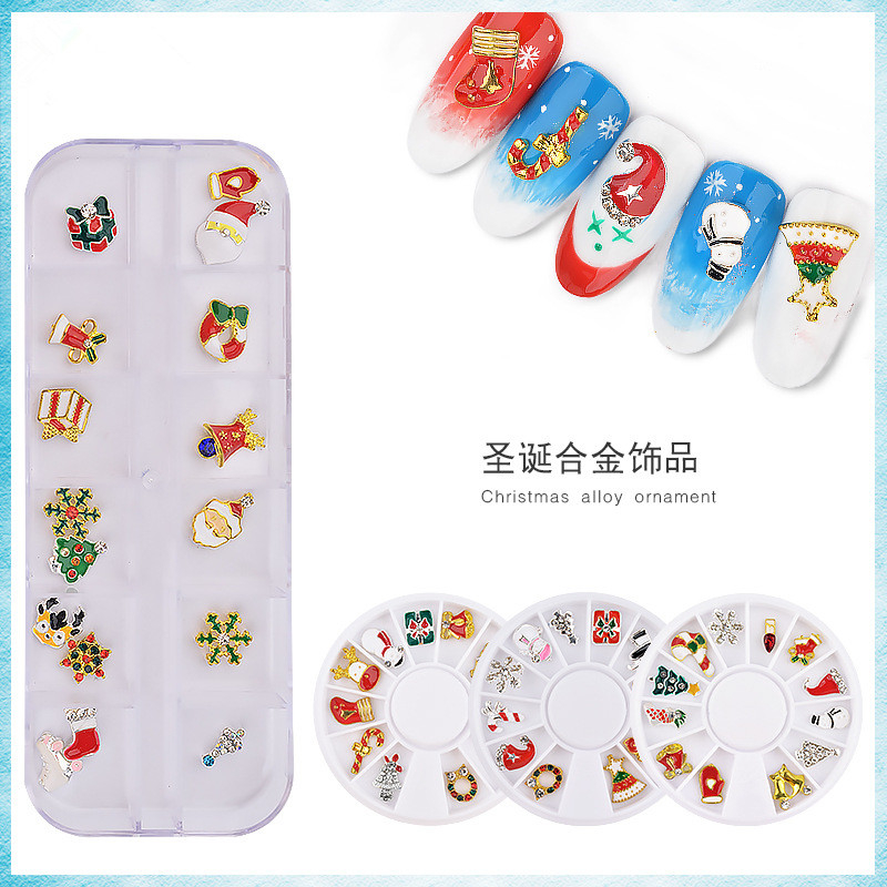 Christmas Nail Metal Decoration