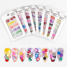 Different Design 3D Polymer Clay Nail Art Decorations