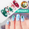 Christmas Series Tree Snowflake Nails Sequins