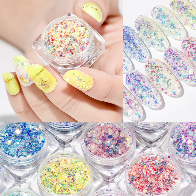 Symphony Slice Mermaid Hexagon Sequins Set