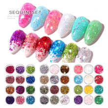 Different Shape Nails Sequins Set
