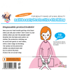 Transparent Disposable Nail Beauty Protective Clothing