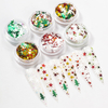Christmas Series Tree Snowflake Nails Sequins