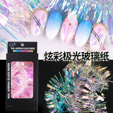 Nail Aurora Glass Paper Nail Decoration