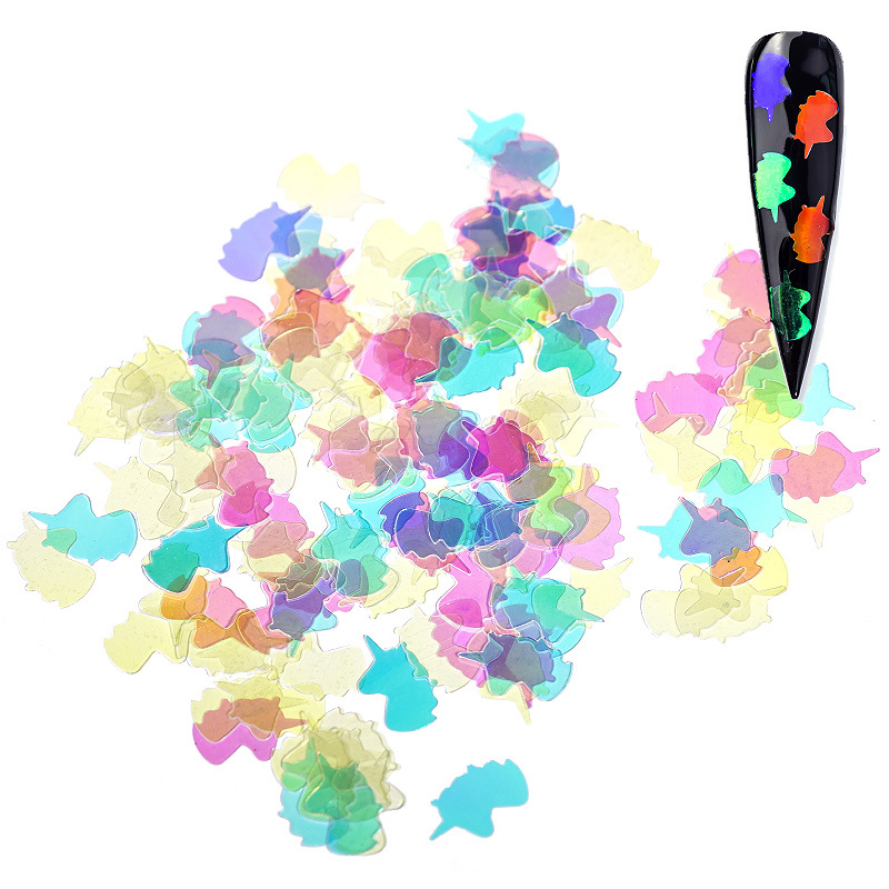 Symphony Butterfly Unicorn Nail Sequins 