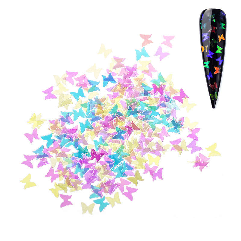 Symphony Butterfly Unicorn Nail Sequins 